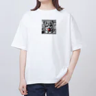 YOUSUN SHOPの遊びたいコーギー Oversized T-Shirt