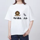 Aiyanのらいおんハト オーバーサイズTシャツ