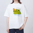 わりとせまいショップのblobwani(お風呂) オーバーサイズTシャツ