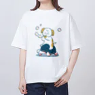 nenneのイヌ - シャボン玉 オーバーサイズTシャツ