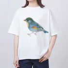 🐶シュナといろいろ🎨のソウシチョウ Oversized T-Shirt