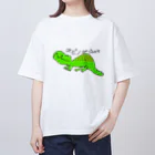 お絵かきリメイク『ＨＡＲＵ』のOEKAKIスピノサウルス オーバーサイズTシャツ