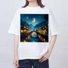 Rパンダ屋の「冬風景グッズ」 Oversized T-Shirt