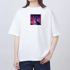 jiggyのnight dog オーバーサイズTシャツ