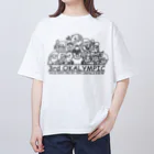 「岡様帝国」愛すべきグッズどものさんどおかりんぴっくせぴあー オーバーサイズTシャツ