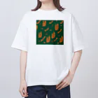 maru-marumochiの動物柄２ Oversized T-Shirt