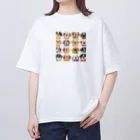 ハワイライフのアロハシャツ犬 Oversized T-Shirt