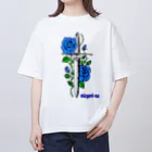 micyorina shopのmicyorina logo 『Blue』 Oversized T-Shirt