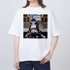 ２５GoodsShopのミキサー猫A Oversized T-Shirt