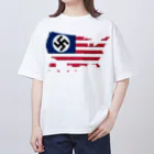 ヨシアスss武装親衛隊大将(ナチ党員幹部)のアメリカ国旗 Oversized T-Shirt
