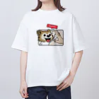 walkiesのハイタッチ！パピヨン Oversized T-Shirt