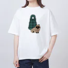 tanuki_msの銅鐸とタヌキ オーバーサイズTシャツ