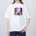 momonekokoの獣耳の女の子 オーバーサイズTシャツ