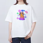 猫野尻尾のねこ火星人 Oversized T-Shirt