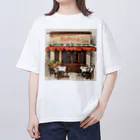 HOSHI-TANEKO🌠の☕✨おしゃれなカフェテリア💕 Oversized T-Shirt