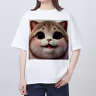 ngsonlineshopの最強可愛いデブ猫 オーバーサイズTシャツ