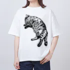 エンドロッコのお店のぴーすふるスリープbyねこ Oversized T-Shirt