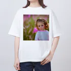 Natural Eleganceの天使のような少年 オーバーサイズTシャツ