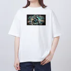 YSDNの首都高を走るバイク オーバーサイズTシャツ