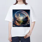 kiseki-sora444のレインボーサークル Oversized T-Shirt