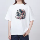 An_Momoのバラ猫ちゃん🌹 オーバーサイズTシャツ