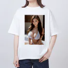 AI美女グラビアアートのAI美女グラビア１ Oversized T-Shirt