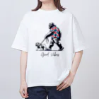 GORILLA_CLUBのお散歩ゴリー オーバーサイズTシャツ