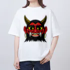 FacefacefacesのRed ogre face Oversized T-Shirt