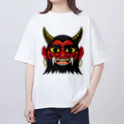 FacefacefacesのRed ogre face オーバーサイズTシャツ