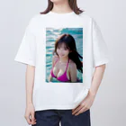 デジタル美女アートのAI美女グラビア11 オーバーサイズTシャツ