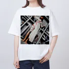 White-HoleのArt＋kinbaku Oversized T-Shirt