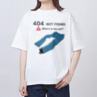 ぺんぎん24の見つかりません(カラー) オーバーサイズTシャツ