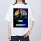 SaBATaNのSWAT シルバーウルフ1 Oversized T-Shirt