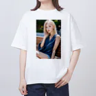 basi_10の海外美女 オーバーサイズTシャツ