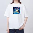 frogsystemの電脳猫 Oversized T-Shirt