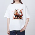 ファンタジー屋の竜狐 Oversized T-Shirt