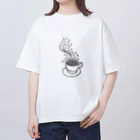 A-Kdesignのcoffee day① オーバーサイズTシャツ