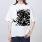 EIKATSU（和風テイスト）の迫力ある鬼 No1 オーバーサイズTシャツ