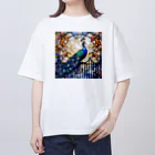 タカヤマ・サイトの絢爛豪華・孔雀 Oversized T-Shirt