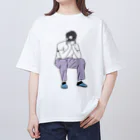 納豆ごはんのイケメンとお話し中 Oversized T-Shirt