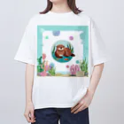 はちみつあめのカワウソ君 オーバーサイズTシャツ