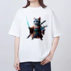 samuraicatのSamurai CAT Oversized T-Shirt