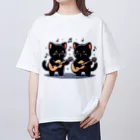 チェリモヤのねこコーラス 11 Oversized T-Shirt