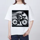 shopTATSUMIのロードバイク オーバーサイズTシャツ