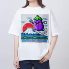 レトロの世界を旅するナスビー オーバーサイズTシャツ