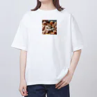 cat_smart_lifeの猫×睡眠×癒し Oversized T-Shirt