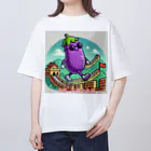 レトロのナスビー中国へ行く Oversized T-Shirt