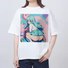 yozoraniyumeoの魔法戦車少女 オーバーサイズTシャツ