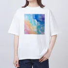 chan-takehaniの夢幻のカラーパレット オーバーサイズTシャツ