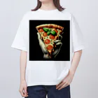 yuriseのおしゃれなpizzaのグッズ Oversized T-Shirt